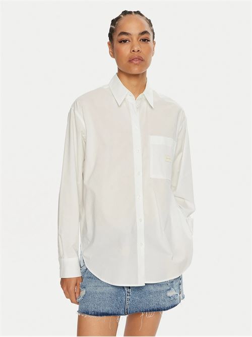 cotton poplin relaxed shirt CALVIN KLEIN JEANS | LV047F102GYAA